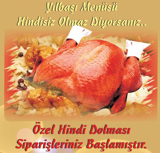 Kebapcıoğlu Yılbaşı Menüsü - Özel Hindi Dolması - Siparişleriniz Başlamıştır