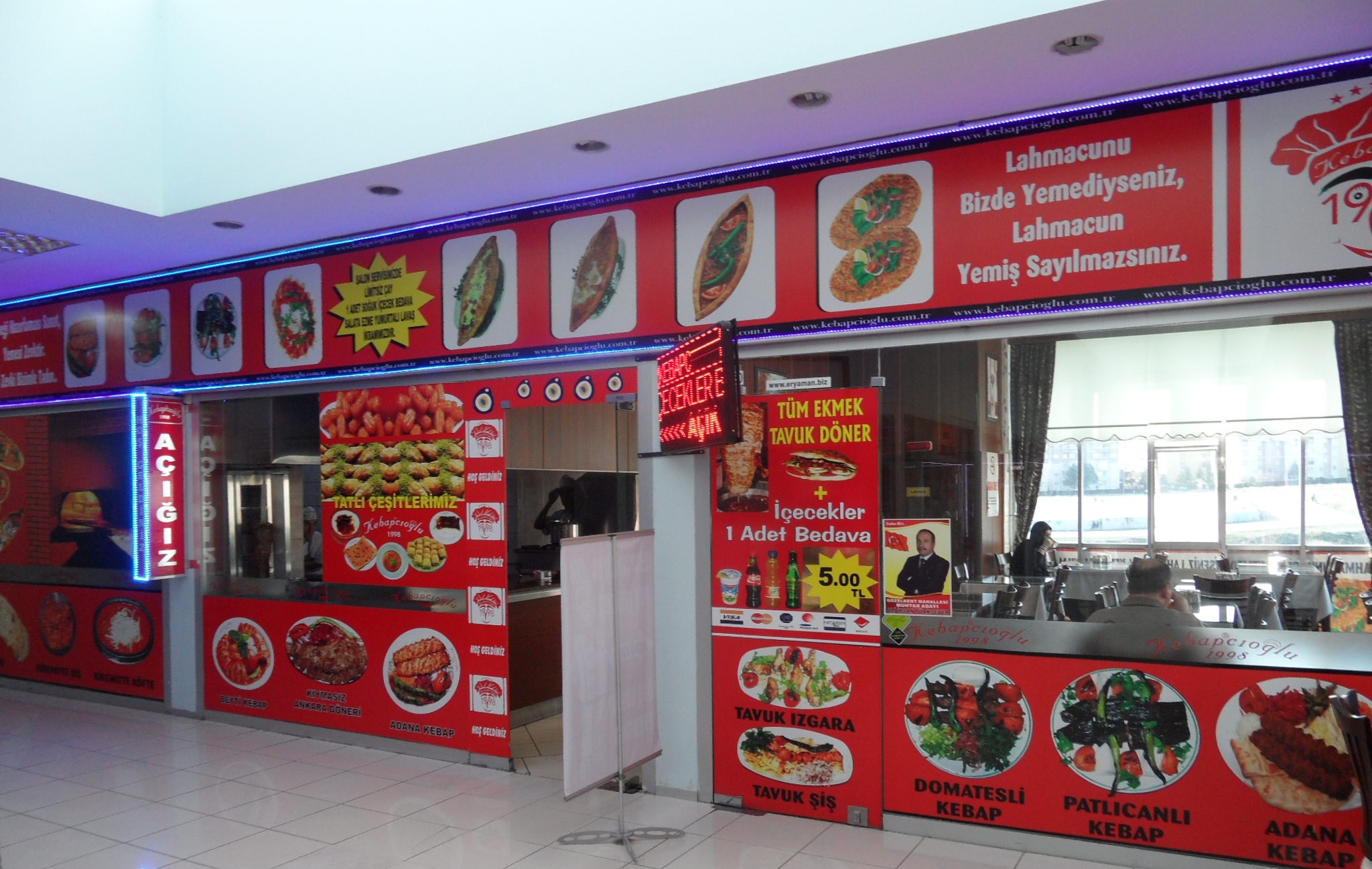 Kebapcıoğlu Pide ve Kebap Çeşitleri - Lahmacun Menü